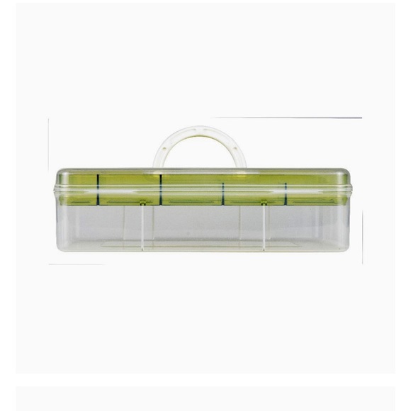 LivinBox TB 704 Green Organizer w/ Removable Tray - Picture 8 of 8